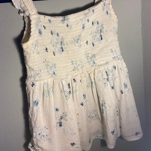 Blue Rain Flower Blouse